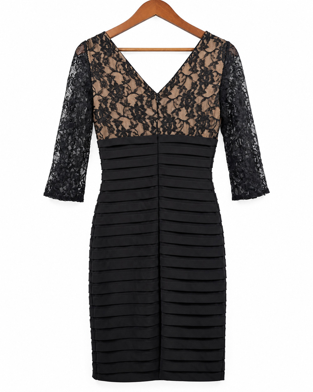 Adrianna Papell Lace Floral Dress Size 2 Bodycon Romantic Cocktail Wedding
